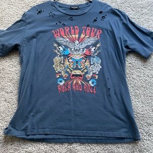 Band oversized t-shirt